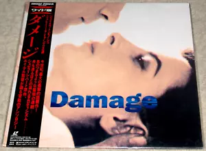 Jeremy Irons DAMAGE Juliette Binoche JAPAN LASERDISC LD NTSC New & Sealed (1992) - Afbeelding 1 van 2