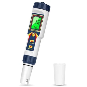 pH Meter for Water 4 in 1 pH EC TDS Temp Meter for Hydroponics PPM an... - Picture 1 of 6