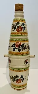 Vintage Italy Wine Vase Boccaccio Casa Vinicola Porcelain Ceramic 11" tall - Picture 1 of 3