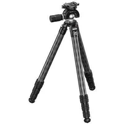 Leofoto SA-324CX+MH-40X Arca Clamp Outdoors Tripod with Dynamic Ball Head Set - Image 1 of 4