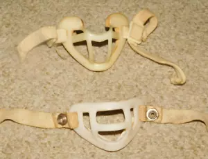 2 VINTAGE CCM PRO-GARD HOCKEY MOTO CROSS HURLING MOUTH GUARDS GARD - Picture 1 of 3