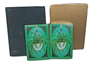 2 Sealed Hanging Fern Trump Bridge Playing Cards New in a box Cello damage - Picture 1 of 8