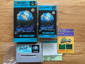 Sim Earth The Living Planet JPN Nintendo Super Famicom SNES SFC COMPLETE VGC - Picture 1 of 20