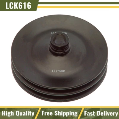 Steel 2 Groove Power Steering Pump Pulley for Buick Chevy GMC Olds Pontiac - Image 1 of 4