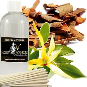 Ylang Ylang & Sandalwood Diffuser Fragrance Oil Refill Air Freshener & Reeds
