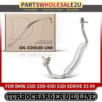 Supply Turbocharger Coolant Line for BMW 230i 330i 330e 430i 530i xDrive X3 X4 - Image 1 of 4