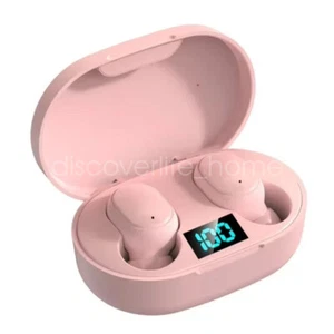 Bluetooth 5.2 Headset TWS Wireless Earphones Mini Earbuds Stereo Headphones IPX5 - Picture 1 of 34