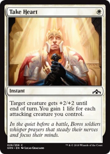 x1 Take Heart - Guilds of Ravnica - NM - MTG - Image 1 of 1
