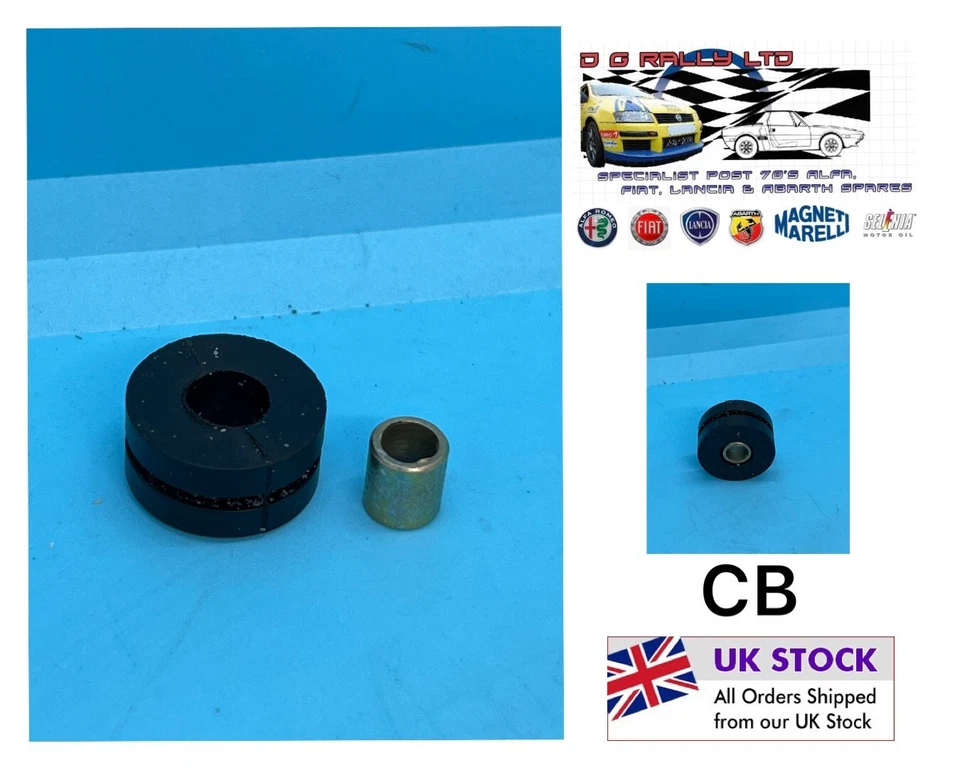 Nuevo OEM Especificación Fiat Lancia DOHC Cubierta de leva Soporte de goma superior y espaciador Foto 1 de 1