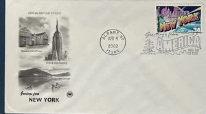 PCS Artcraft 3592 Greeting from America - New York State Capitol Albany - Bild 1 von 1