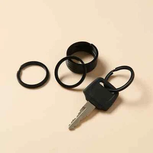 5/10/20/ 50 Stück hohe Qualität Runde Blank Split Key Ring - Bild 1 von 10