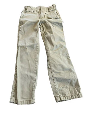 Arizona Boy 7 Pantalones Chinos Caqui Elastizados Bolsillo Frontal Plano Ajustable Bronceado Uniforme Foto 1 de 4