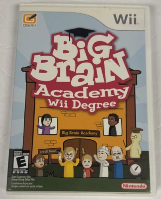 Big Brain Academy: Wii Degree (Nintendo Wii, 2007) CIB - Image 1 of 4
