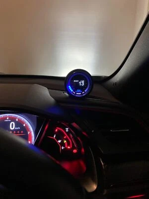 52mm Single, Demister Vent Gauge Pod 2017-2021 FK8 HONDA CIVIC/TYPE R - Image 1 of 4