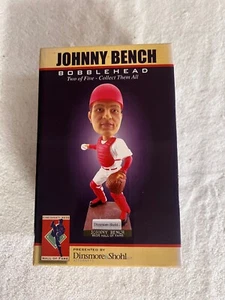 Johnny Bench Bobblehead 2011 Letter E Cincinnati Reds Hall of Fame Dinsmore - Picture 1 of 4