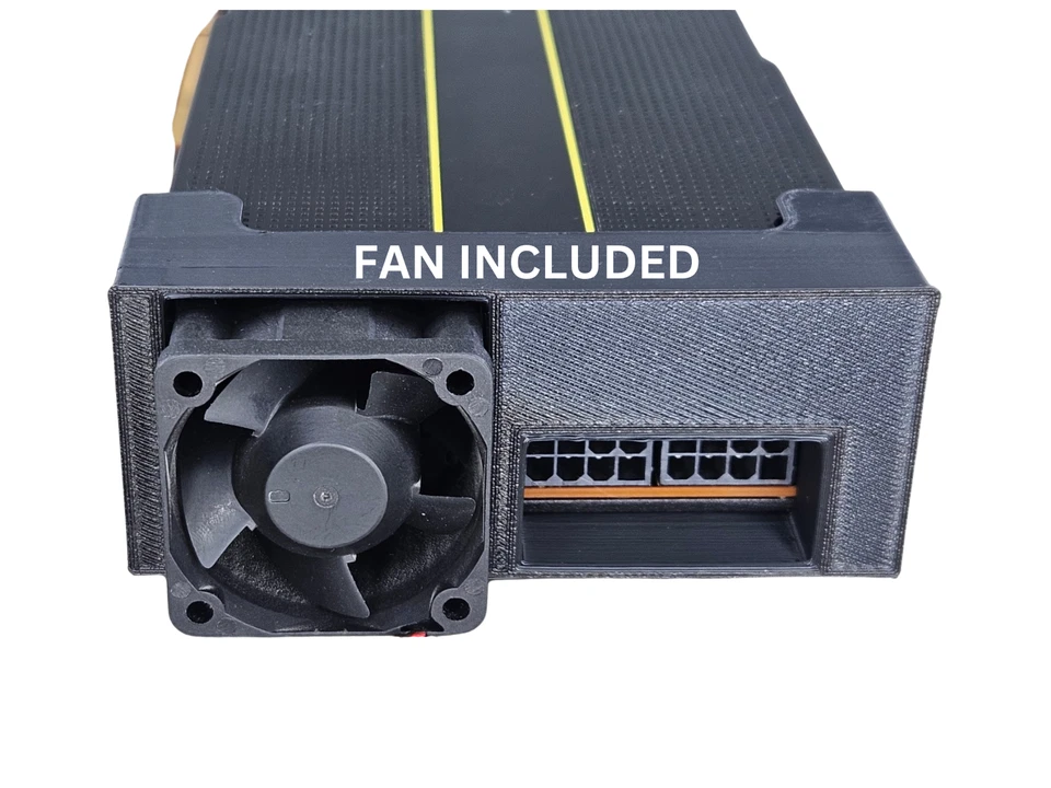 AMD GPU Cooling Fan Shroud V620 V520 BC- 160 RADEON PRO Accelerator Card AI - Image 1 of 1