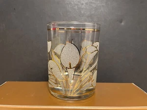 Culver Ice Flower Calla Lily 22k Doble Antiguo Vidrio Rocas - Imagen 1 de 8