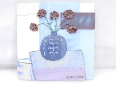 Authentic Kathryn White Decorative Resin 3D Art Plaque - Image 1 of 4
