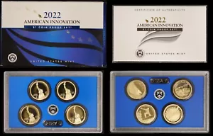 2022 American Innovation - $1 Coin Proof 4 Coin Set - Box and COA - Picture 1 of 5