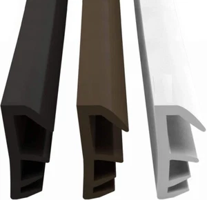 guarnizione gomma per battuta anta porta finestra legno pvc 5mm 10 15 20 Metri - Foto 1 di 5