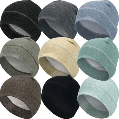 Winter Skull Caps Cotton Sleep Hats Multifunctional Helmet Liner Cap for Cycling - Image 1 of 4