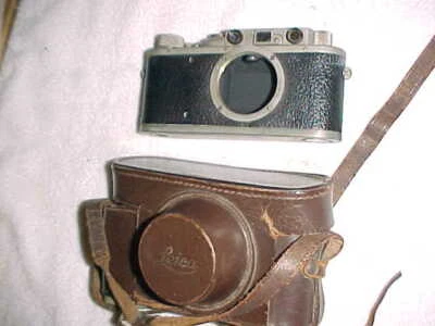 CUERPO DE CÁMARA LEICA II 1932 - Muy temprano - 76376 - FUNDA DE CUERO LEICA Foto 1 de 4