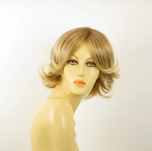 Perruque femme courte blond clair cuivré méché blond clair LISA 27t613 - Imagen 1 de 9