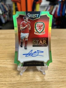 2016-17 Panini Select Gareth Bale Emerging Star Silver Refractor Auto /25 Wales - Picture 1 of 2