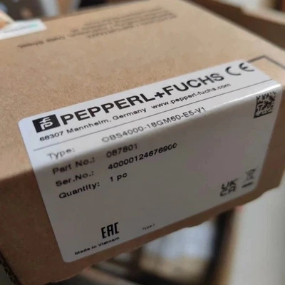 OBS4000-18GM60-E5-V1 1PC New PEPPERLFUCHS OBS4000-18GM60-E5-V1 Fast Delivery - Image 1 of 3
