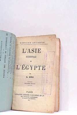 LIVRE ANCIEN OTT L'ASIE OCCIDENTALE ET L'ÉGYPTE PARIS CA 1860 - Photo 1/4