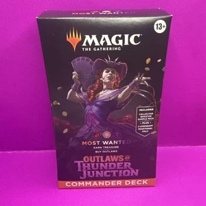 NEW! Most Wanted Magic The Gathering Outlaws Of Thunder Junction Commander Deck - Bild 1 von 2