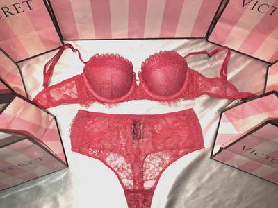 Sutiã Victorias Secret muito sexy elevação balconet 32B pequeno - Imagem 1 de 4