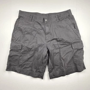 Columbia Herren Größe 40 x 11 Wandern Cargoshorts grau vorne flach Utility 100 % Baumwolle - Bild 1 von 5