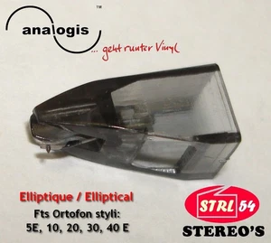 Analogis stylet elliptique pr Ortofon stylus 5 E 10 20 30 40 OM OMP OM5S OM5E OM - Foto 1 di 11