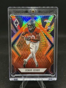 Jerry Jeudy 2020 Panini Phoenix Fire Burst Rookie Card #105 RC Denver Broncos - Picture 1 of 2
