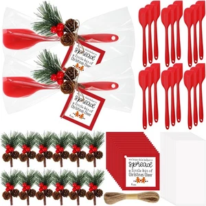 30 Sets Christmas Silicone Spatula Gifts Bulk Kitchen Christmas Spatula Set I... - Picture 1 of 5