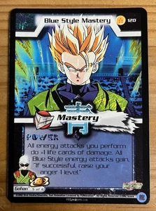 DBZ Dragon Ball Z Blue Style Mastery #120 Holo Foil World Games Saga - Bild 1 von 1