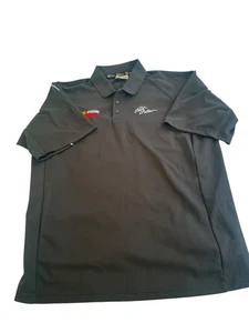 NASCAR Chase Authentics ESPN Rusty Wallace Men’s Black Polo Shirt Sz 2XL - Picture 1 of 5