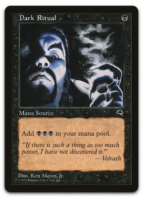 Dark Ritual #118 (NM) Tempest TMP Magic MTG - Image 1 of 2