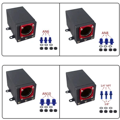 KIT de tanque de sobretensión bomba de combustible externa universal E85 1.5L 044 380lph con accesorio An6 Foto 1 de 4