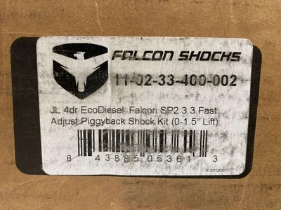 Jeep JL Wrangler EcoDiesel/4xe/392: Falcon SP2 3.1 Piggyback Kit de Amortiguador (0-1.5”L) Foto 1 de 4