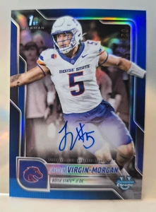 2025 Bowman Chrome U Jayden Virgin-Morgan #BCA-JVM Auto Blue /150 Boise St. - Picture 1 of 3