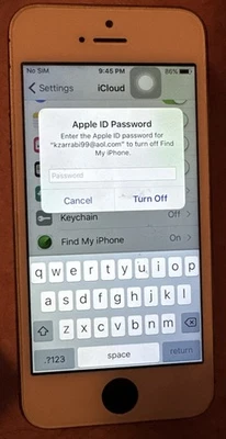 Apple iPhone 5s 16 GB White (ATT) A1533 Good Used  9.2.1 IOS ISSUE!! - Image 1 of 4