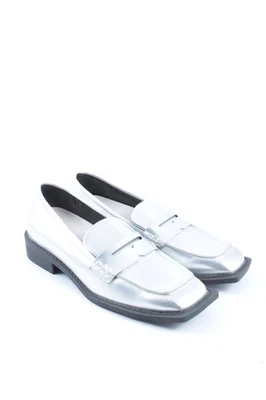 VITAMINA Mocassino Donna Scarpa Taglia IT 42 argento-nero elegante - Immagine 1 di 4