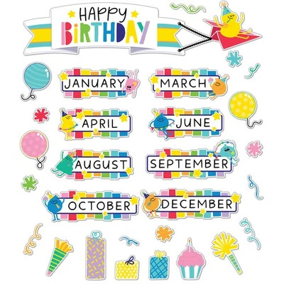 Carson Dellosa Happy Place Birthday Bulletin Board Set (73 pieces) - Image 1 of 4