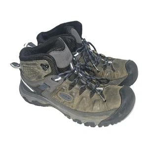 Stivali da trekking impermeabili KEEN taglia 9,5 Targhee 3 media altezza uomo verde oliva - Foto 1 di 7
