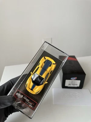 Ferrari 488 Pista Spider Giallo Modena Blue Stripe 1/43 BBR Limited Ed 23/24 - Immagine 1 di 4
