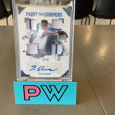 2021 叶子“Paint The Corners”Tom Glavine 号 PC- TG1 7/25 加重 — 第 1/2 张图片