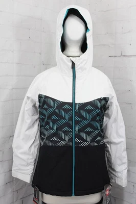 686 Athena Insulated Snow Jacket, Girl's Youth Medium, Cross Hatch Fade New - Image 1 of 4