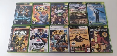 Original Xbox  Lot of (10) Xbox Games CIB - Most Complete, Tested - Image 1 of 4